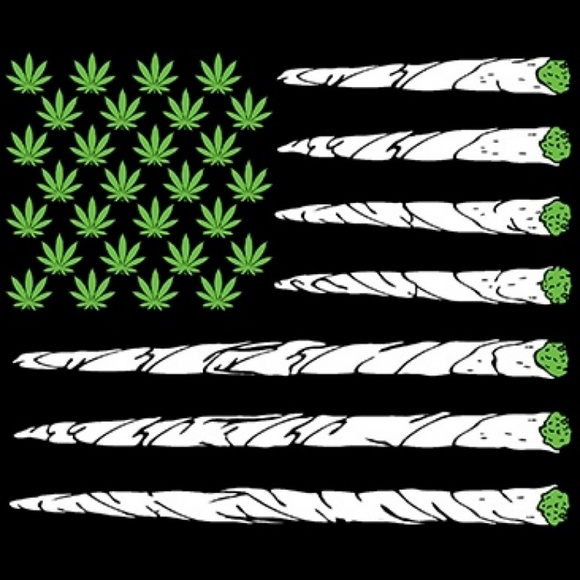 Cannabis  Flag Tank Top - Picture 2 of 2